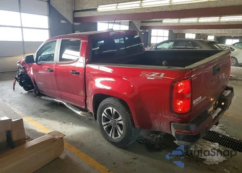 2021 Chevrolet Colorado Z71 z USA, uszkodzony, nr VIN 1GCGTDEN4M1190712